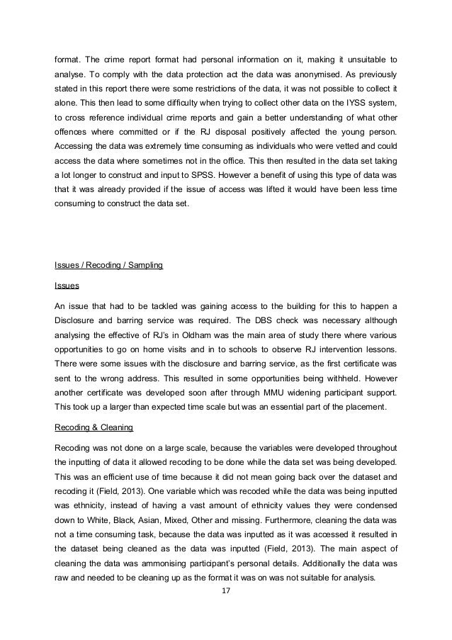 restorative justice thesis papers